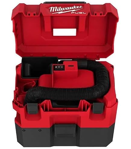 Milwaukee M18 FPOVCL-0 Fuel PACKOUT Aspirateur humide et sec 18 V Unité nue M18FPOVCL-0, rouge, 7 litres