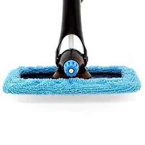 Up Style Enterprise Car Windshield Cleaning Microfiber Wizard Brush with in-Built Spray for Home, Car, Window, Office | Microfiber Window Glass Cleaning Tool with Washable Cloth Brush