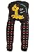 Baby and Toddler Wooly leggings by Dotty Fish boys Black and Grey Jumpy Giraffe - 80cm/6-12 months