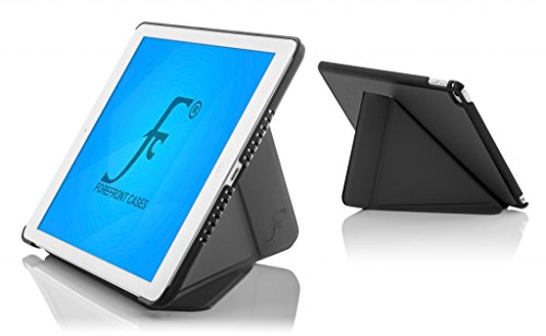 Forefront Cases® Neue Origami Leder Hülle / Tasche / Case / Cover für Apple iPad Air 2 / 2nd Generation A1566 (Oktober 2014) – Ultra Slim Lightweight mit vollem Geräteschutz – inkl. Eingabestift und Displayschutz - 2