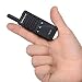 Produktbild NKTECH Super Mini NK-M1 UHF 400-470MHz 16 kanäle Ham 49g Transceiver Handfunkgerät Zwei Wege Funkgeräte Walkie Talkie 1200mAh 3.7V Accessories Im Ohr Kopfhörer Sport Ohrhörer (Schwarz)