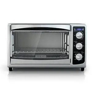 Black & Decker TO1675B 6-Slice Toaster Oven, Black