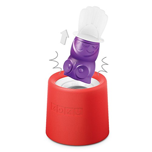 Zoku ZK123-014 Eisformen „Ice Pop“ Eule, 45 ml, Kunststoff, lila - 2