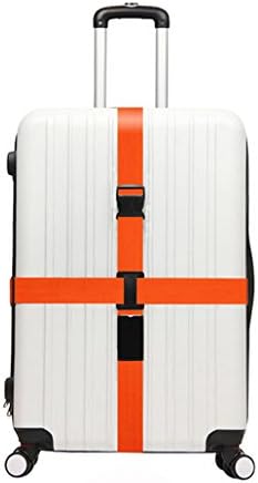 shilipai Crossroads Travel Trolley Bags Portable Luggage Anti Lost Luggage Belt Strapping Travel Bag Accessories Orange(2 pcs orange)