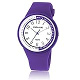 Jungen m?dchen gelee e-sport quarzuhr, 100 m wasserdicht led silikon armband im freien einfach mode frische kinder armbanduhr-I