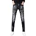 Produktbild Fannyfuny Herren Jeans Hose Männer Casual Drucken Slim Fit Jeanshose Teen Jungen Outdoor Outdoorhose Party Kleidung Bequem Straight Lang Jeans Pants Blau 28/29/30/31/32/33/34/36/38
