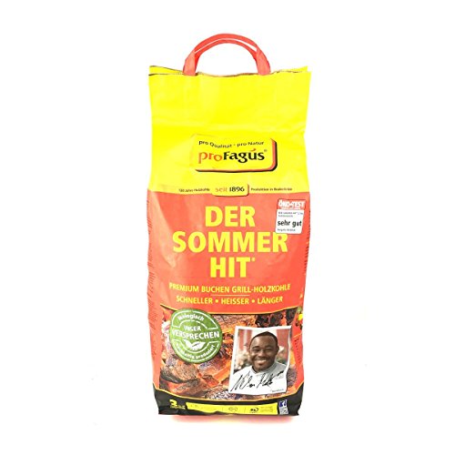 Preisvergleich Produktbild proFagus Der Sommer Hit Buchen Grillholzkohle Holzkohle Grillkohle Buche 3 kg