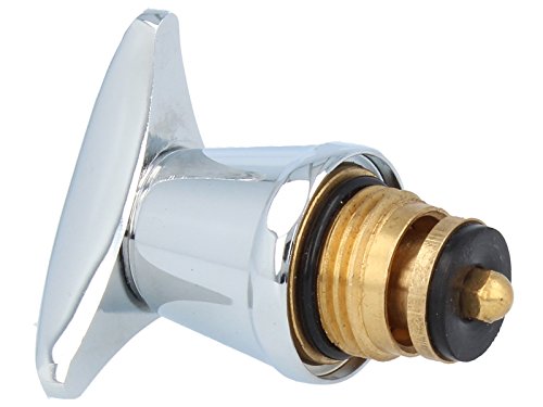 Hahnoberteil Dreisternoberteil Ventiloberteil für Armaturen 1/2″- Warm (Rot) - 3