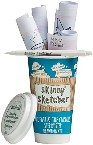 SKINNY SKETCHER STEP BY STEP DRAWING KIT THE FAST AND THE CURIOUS