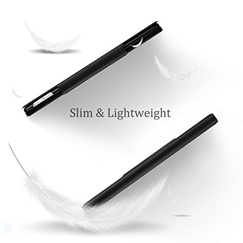 ELTD iPad 9.7 2017 Tastatur, Detachable Bluetooth Tastatur (QWERTZ Tastatur) mit Standfunction Für APPLE iPad 9.7 2017, Schwarz - 3