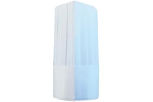 GARCÍA DE POU Garcia de Pou 10 unità classico cappello da cuoco, in scatola, 31 cm, airlaid, bianco, 31 x 30 x 30 cm