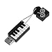 Produktbild Cartoon Klaviertastatur USB Stick Musikinstrumente Modell Flash Drive 8 GB 16 GB 32 GB 64 GB Kreative Pen Drive mit Schlüsselbund