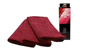 Jopasu Red Microfibre 320 GSM Pro (Set Of 3)