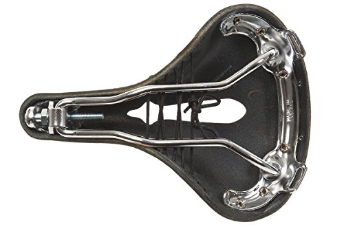 Brooks B17 S Imperial - Sillín de bicicleta urbana, color negro, modelo para mujeres - Brooks