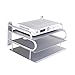 Produktbild 3 Schichten WiFi-Router-Regal An Der Wand Montiert - Creative Space Aluminium Wohnzimmer Partition Storage Rack (größe : M)