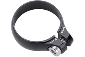 VGEBY1 Abrazadera para Poste Sillín Bicicleta, 31.8 Mm Super Light Bike Seat Post Lock para 27.2 Tija Sillín Ciclismo Accesorio(Negro)