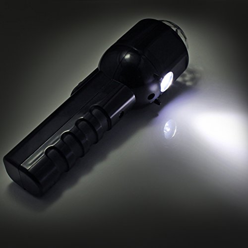 2 in 1 3W Kristallball-Effekt-Licht LED-Rundumbühnenbeleuchtung für Disco DJ Party und tragbaren aufladbaren Taschenlampe für Camping Wandern Schwarz - 4