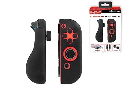 Subsonic - Housses de protection en silicone pour Joy-Con - Skin de protection avec grip de précision pour joysticks - Custom Kit compatible JoyCon Nintendo Switch