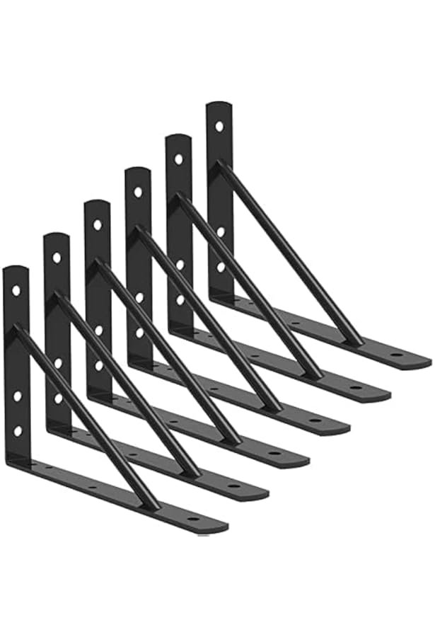 ANTIQUE COLLECTION Shelf Brackets Metal Shelf Holders, Industrial