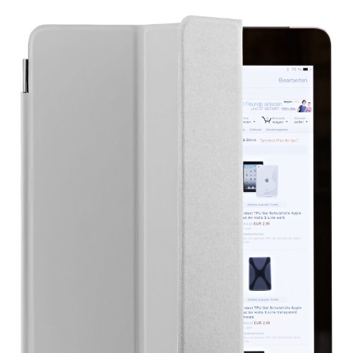 Preisvergleich Produktbild iProtect Smart Cover Apple iPad Air Hülle grau
