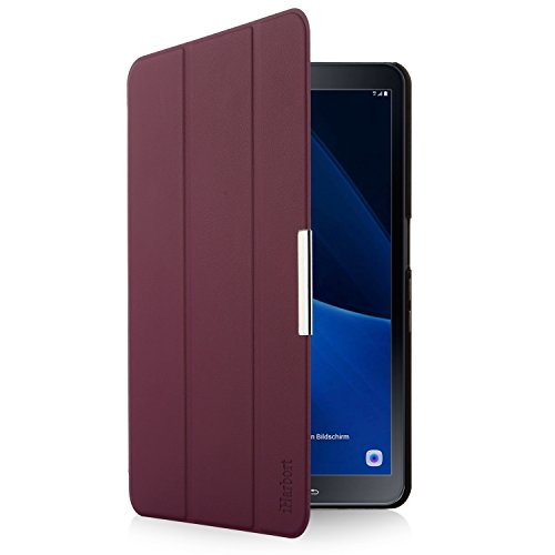 iHarbort® Premium Hülle für Samsung Galaxy Tab A 10.1 (SM-T580/T585) – Samsung Galaxy Tab A 10.1 hülle Etui Schutzhülle Case Cover Holder Stand mit Smart Auto Wake / Sleep-Funktion (Lila) - 7