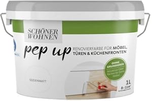 BRILLUX Pep up für Möbel Türen und Küchenfronten Hellgrau seidenmatt 1 l