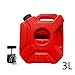 Produktbild Yunhigh Benzinkanister 3L mit festem Halter Jerry Can verdickt Anti Static Hochfester Kunststoff Auto Öl Barrel Kraftstoff kann Vorratsbehälter