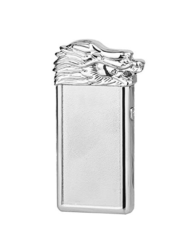 Preisvergleich Produktbild Aokvic USB elektronisches Feuerzeug aufladbar lichtbogen (Silber)