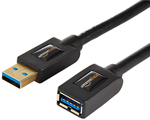 AmazonBasics USB 3 0-Verl  ngerungskabel  A-Stecker auf A-Buchse  1 8 m  2 St  ck 