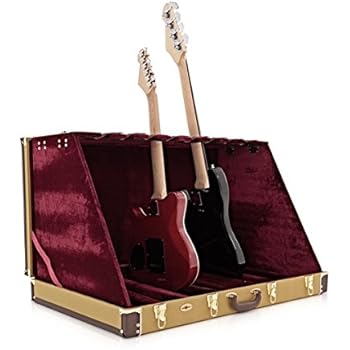 gear4music tweed rack guitar case