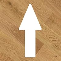 20 Pegatinas de vinilo para suelo, antideslizante, Flecha dirección [20x8,5cm]