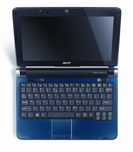 Acer Aspire One D150 10 1-inch Netbook  Intel Atom N280  1 GB RAM  160 GB HDD  3G  Windows XP Home  3-Cell Battery  Blue 