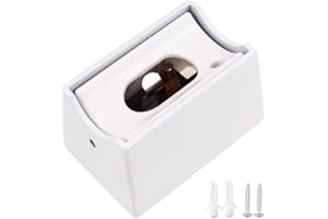 CHEVVY S14d Base de la Lámpara (70 x 46 x 40 mm) S14d Lámpara de Línea Máx 35 W & 60 W 230 V Portalámparas para Osram Linestra Ralina - Blanco