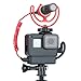 Produktbild ningxiao586 Multifunktionales Gehäuse Fall Vlogging Rahmenkäfig Kompatibel für GoPro Hero 7, Vlogging Käfigrahmen Kalter Schuhhalter für Mikrofon, GoPro 5 6 7 Zubehör