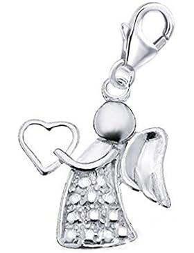 GH1a Engel Charm Anhänger 925 Sterling Silber Damen Mädchen Schutzengel ch072