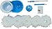 Produktbild Blau Spinning drehbar Magic Mop & Eimer Reinigungs-Set & 5 Mop Pads Mikrofaser 360 °