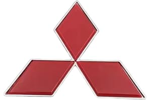CIADAZ Coche Emblema para Mitsubishi Montero Sport, Insignia Logotipo Capó Delantero O Puerta del Maletero Pegatinas Logo Accesorios para Carrocería,L