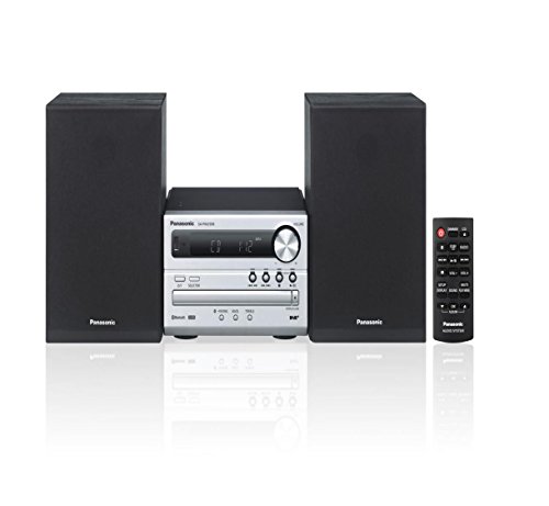 Panasonic sc-pm250eb-s, CD Player, Bluetooth, FM Tuner, Wireless Traditional HiFi-System – Silver, [UK Import]
