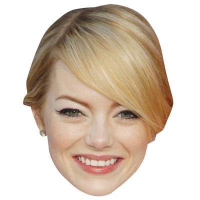 Preisvergleich Produktbild Emma Stone Maske aus Pappe