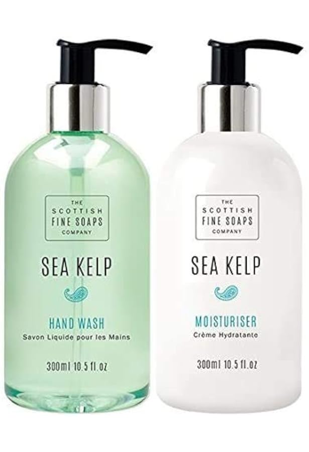 Scottish Fine Soaps Mini-Set Sea Kelp – Körperpeeling & Creme, Marine Pflege