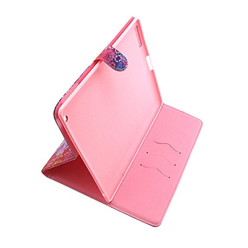 iPad 2 iPad 3 iPad 4 Hülle, Deenor Dark blue butterfly Pattern PU Leder Abdeckung Stand Flip Schutzhülle Hülle für Apple iPad 2 iPad 3 iPad 4. (Dark blue butterfly) - 5