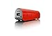 Produktbild Lenco GRID-7 tragbarer Bluetooth-Lautsprecher (11 Watt RMS, 3,5 mm Klinke, USB) inkl. Tragegurt, Netzkabel und Kabel zum Aufladen rot