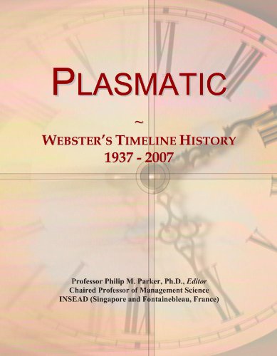 Plasmatic: Webster's Timeline History, 1937 - 2007