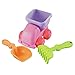 Produktbild Strand Spielzeug, Chickwin Kinder Soft Outdoor Spiel Sand Strand Set Wasser Werkzeuge Spielzeug Pädagogische Spielzeug (Fahrzeug 3Pcs Set)