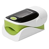 forepin reg; Tragbar Digital Blut-Sauerstoff und Pulssensor Meter Fingertip Finger Puls Oximeter Pulsoximeter mit OLED Display Heart Rate Meter Monitor für Senioren und Erwachsene, Grün