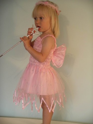 SALE PRICE !CLASSIC PINK BABY FAIRY DRESS 12-18MTHS BY FRILLY LILY (HEADDRESS AND WAND NOT INCLUDED)