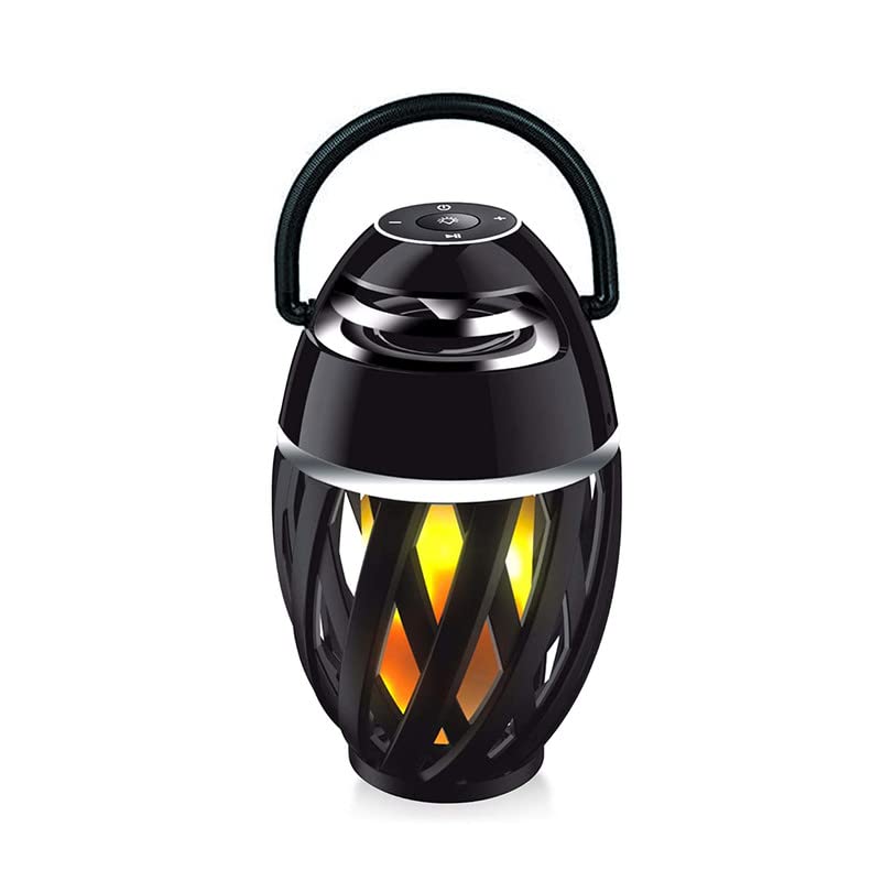 Raptas (Deal of The Day 12 Year Warranty Flame Light Lamp Multifunction Portable Bluetooth Wireless Speaker with Mic for Calling Function, Smartphone Mobile Laptop (Assorted)
