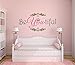 Produktbild Dozili Wandaufkleber für Mädchen mit englischsprachigem Zitat Be-You-Tiful, 71,1 x 35,6 cm