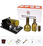 ✔ Corta el cuello y el cuerpo. Esta versión actualizada de cortador de botellas de cristal equipado con 1 cabezal desmontable, para cortar botellas de cristal con un diámetro superior a 2,56 pulgadas, y cortar cuello de botella con un diámetro superior a 1,38 pulgadas. Adecuado con la mayoría de botellas de cristal de cerveza, vino, redondo, cuadrado, ovalado (Vodka, Champagne...) Perfecto para hacer portavelas y candelabros, campanas de viento, lámparas, jarrones de flores y otras manua