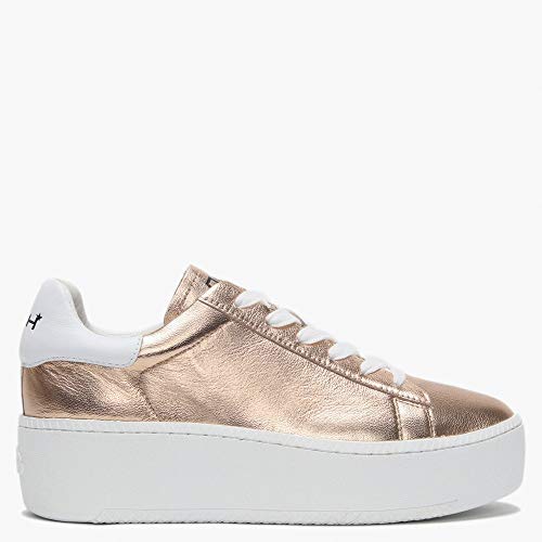 Ash Footwear Cult Chaussure en Cuir Rose métallisé, Chaussures Femme 37 Rose